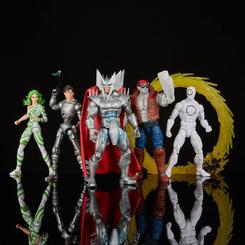 Estas figuras coleccionables a escala de 15 cm están diseñadas para reproducir la apariencia de Random, Pretty Boy, Vertigo, Stryfe y Zero, los personajes de X-Men, con detalles premium