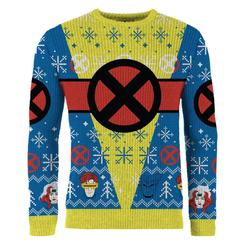 La estética mutante de los años noventa irrumpe en las fiestas con esta sudadera navideña X-Men de colores intensos y presencia inconfundible. Su diseño transforma el uniforme clásico del equipo en un jersey festivo capaz de destacar