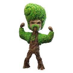 ¡Vamos a bailar con nuestro amado árbol! Groot se mete en problemas con su propia colección de pantalones cortos de Marvel, se aleja de su estilo habitual y se transforma en un aspecto verde