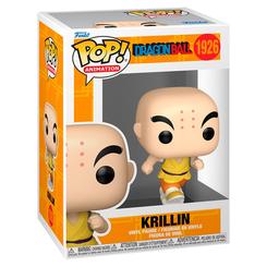 Figura POP Dragon Ball Krillin de vinilo con 9 cm de altura en caja regalo. Representa a Krillin en pose dinámica con su vestimenta clásica y detalles característicos.