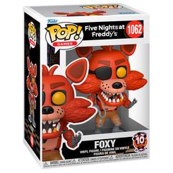 Figura POP Five Nights at Freddys Foxy de vinilo con 9 cm de altura. Representa a Foxy en su estilo característico y viene en caja diseñada para regalo.