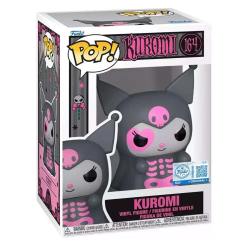 Figura POP Kuromi Exclusive de Hello Kitty en vinilo con diseño exclusivo y caja ventana. Destaca por sus detalles en rosa y negro que reflejan la personalidad del personaje.