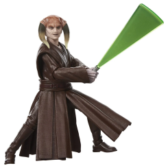 Figura Saesee Tiin de Star Wars Black Series de 15 cm con dos accesorios. Representa al Jedi del Episodio II, con articulación y detalles fieles al personaje para coleccionistas y fans.