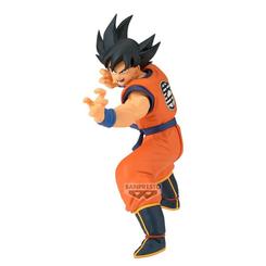 Figura de Son Goku de Dragon Ball Z de 17 cm de altura fabricada por BANPRESTO. Representa al personaje en pose de ataque con su traje naranja clásico, ideal para coleccionistas de anime.