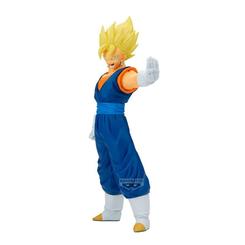 Figura Vegito Grandista de Dragon Ball Z de 31 cm de altura, fabricada por BANPRESTO. Representa a Vegito en pose de combate con detalles fieles al personaje y colores vivos.