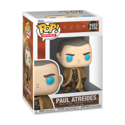 Figura POP Dune Part Three Paul Atreides en vinilo con caja regalo, ideal para coleccionistas de la saga Dune y fans de la película.