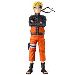 Figura Ichibansho de Naruto Uzumaki del arco Kazekage Rescue de Naruto Shippuden, con 24 cm de altura. Fabricada por BANPRESTO, ideal para coleccionistas mayores de 15 años.