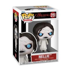 Figura POP The Conjuring Last Rites Nellie en vinilo con caja regalo. Representa al personaje Nellie con el estilo característico de Funko POP, ideal para coleccionistas y fans de la saga de terror.