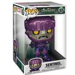 Figura POP Jumbo de Doomsday Sentinel de Marvel Studios Avengers en vinilo, con caja regalo y diseño característico de la saga.