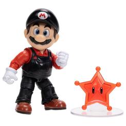Figura articulada de Mario Volador de Super Mario Galaxy de 13 cm fabricada por JAKKS PACIFIC. Incluye accesorios y permite recrear las posturas características del personaje en el videojuego.