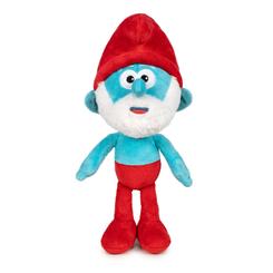 Autoridad azul y roja que nunca pasa de moda, este Peluche Papá Pitufo Los Pitufos la película 32 cm llega con un tejido ultrasuave y un relleno esponjoso que invita al abrazo