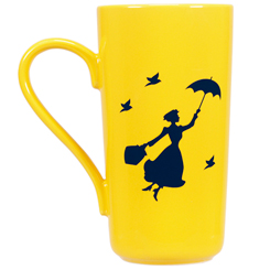 Taza Latte Macchiato oficial de Disney con el motivo de Mary Poppins realizada en gres con una capacidad de 0,50 litros, incluye grabados en el exterior. 