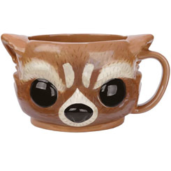 Taza POP! Home Rocket Raccoon de Guardianes de la Galaxia. Esta preciosa taza está realizada en cerámica con una capacidad aproximada de 350 ml. 