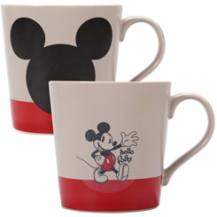 Taza oficial con el motivo del ratón más famoso de la factoría Disney, la taza está basada en las palabras de Walt Disney 'It all started with a mouse', esta preciosa taza está realizada en cerámica sensible al calor.