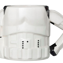 Taza Oficial del torso de Storm Trooper, saborea tu bebida preferida en uno de los personajes más queridos de la Saga de Star Wars, la imagen del lado oscuro de la fuerza será tu aliado para deleitarte de tu bebida.