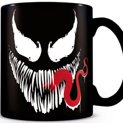 Taza oficial del famoso Venom basado en el famoso personaje de Marvel, esta preciosa taza está realizada en cerámica con una capacidad de 0,315 litros, incluye grabados en el exterior. 