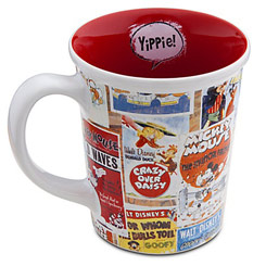 Taza Conmemorativa de los cortos de animación de Mickey Mouse, disfruta con esta taza con las portadas de los distintos cortos.