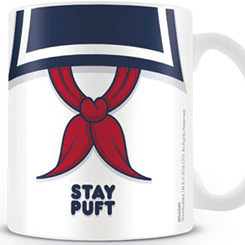 Taza oficial de Warner con la forma de Stay Puft “The Ghostbusters” realizada en cerámica con una capacidad de 0,33 litros, incluye grabados en el exterior. 