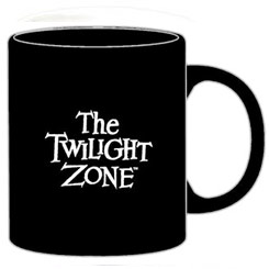 Taza oficial de CBS con el motivo del Logo de la serie The Twilight Zone.