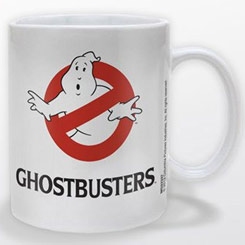 Taza oficial de Warner con el motivo de Los Cazafantasmas “The Ghostbusters” realizada en cerámica.